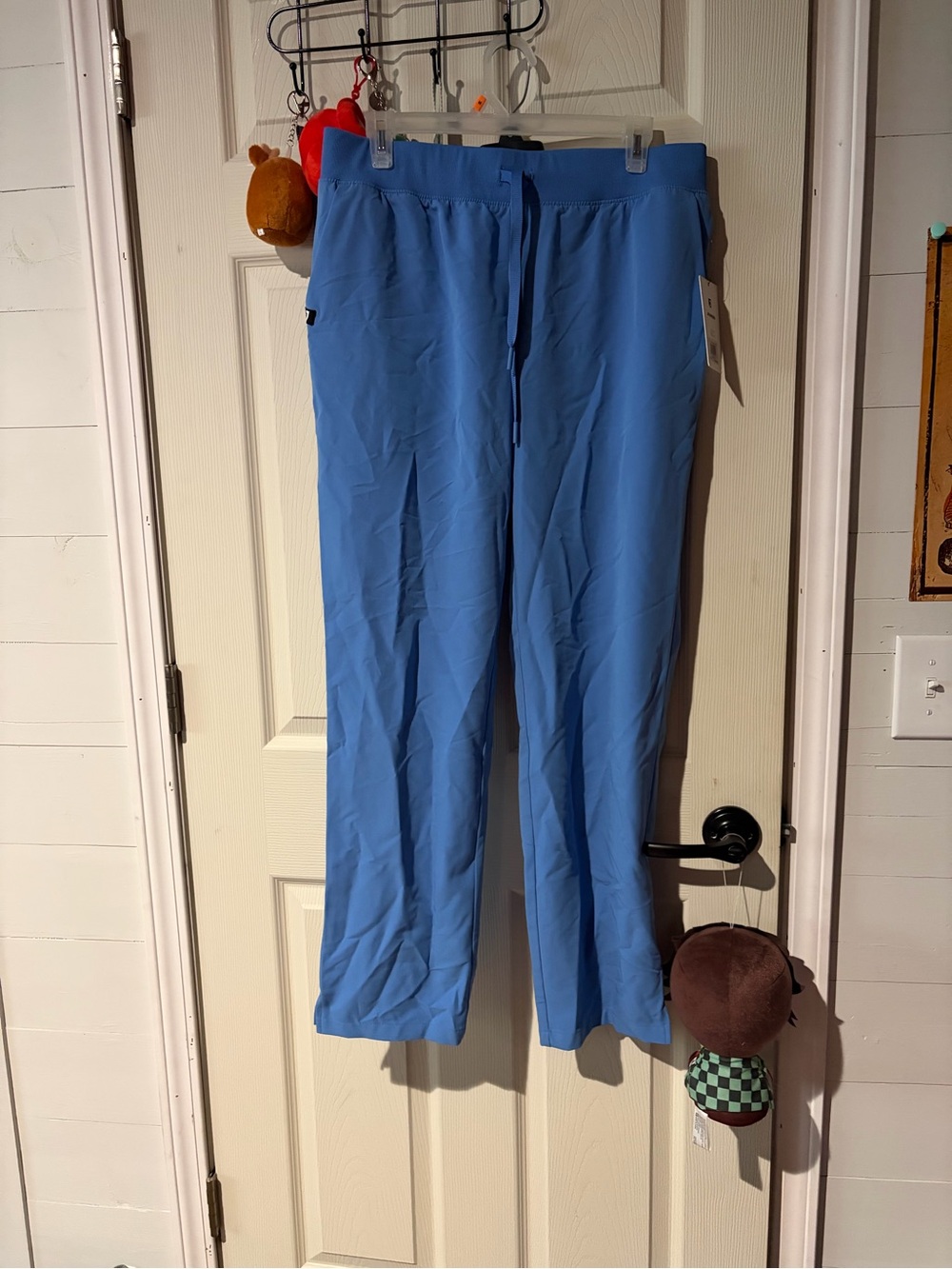 WoMen's Light Blue Pull-On Pants